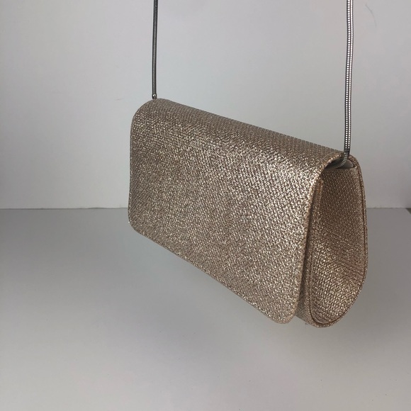Lili Townsend champagne sparkly purse - Picture 5 of 9